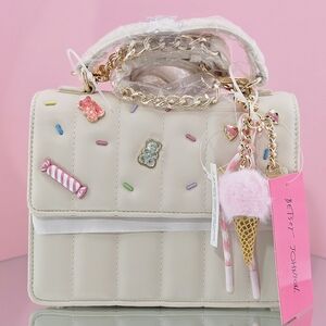 Betsey Johnson VIRAL Gummy Bear Top Handle Crossbody & Detachable Bag Charms